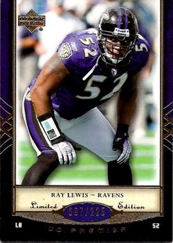 2007 Upper Deck Premier #10 Ray Lewis Front