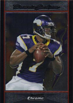 2007 Bowman Chrome #BC218 Tarvaris Jackson Front