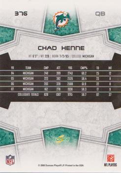 2008 Score #376 Chad Henne Back