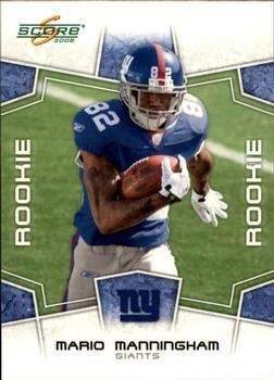 2008 Score #395 Mario Manningham Front