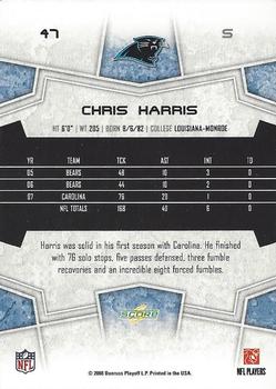2008 Score #47 Chris Harris Back