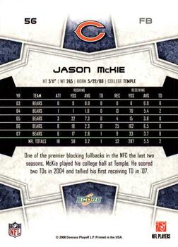 2008 Score #56 Jason McKie Back