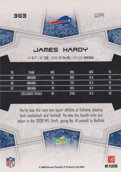 2008 Score #363 James Hardy Back