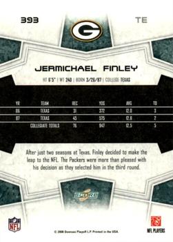 2008 Score #393 Jermichael Finley Back