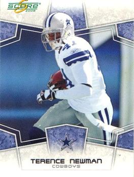 2008 Score #84 Terence Newman Front