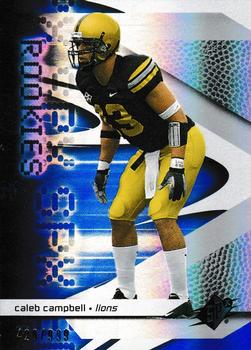 2008 SPx #92 Caleb Campbell Front