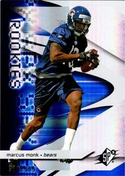 2008 SPx #125 Marcus Monk Front