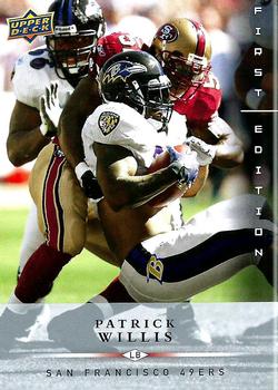 2008 Upper Deck First Edition #125 Patrick Willis Front
