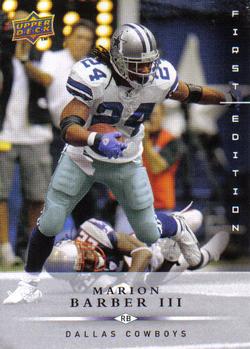 2008 Upper Deck First Edition #39 Marion Barber Front