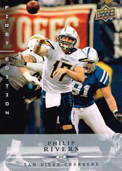 2008 Upper Deck First Edition #117 Philip Rivers Front