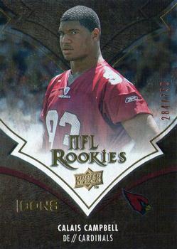 2008 Upper Deck Icons #112 Calais Campbell Front