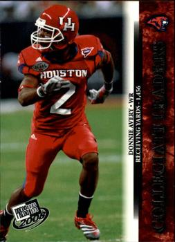 2008 Press Pass #73 Donnie Avery Front