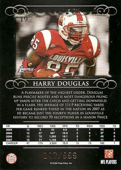 2008 Press Pass Legends #19 Harry Douglas Back
