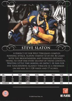 2008 Press Pass Legends #50 Steve Slaton Back