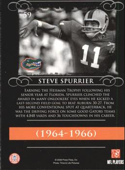 2008 Press Pass Legends #59 Steve Spurrier Back