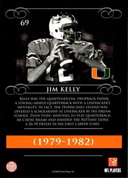 2008 Press Pass Legends #69 Jim Kelly Back