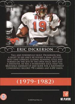 2008 Press Pass Legends #81 Eric Dickerson Back