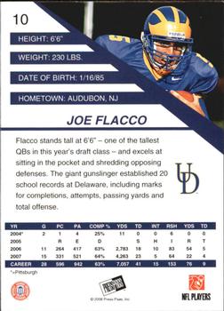 2008 Press Pass SE #10 Joe Flacco Back
