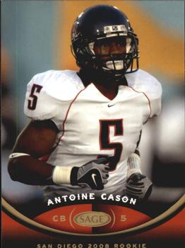 2008 SAGE #11 Antoine Cason Front
