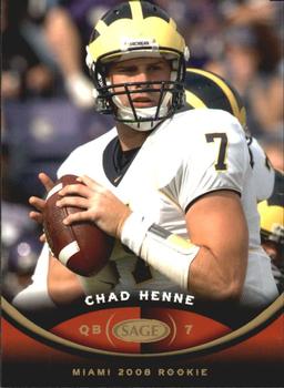 2008 SAGE #29 Chad Henne Front