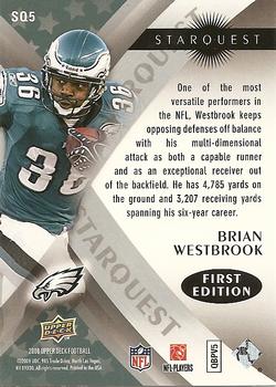 2008 Upper Deck First Edition - StarQuest #SQ5 Brian Westbrook Back
