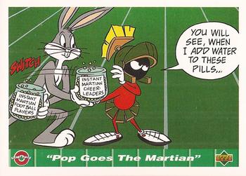 1992 Upper Deck Comic Ball IV #12 Pop Goes The Martian Front