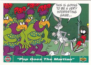 1992 Upper Deck Comic Ball IV #18 Pop Goes The Martian Front