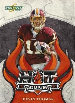 2008 Score - Hot Rookies #HR-6 Devin Thomas Front