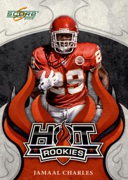 2008 Score - Hot Rookies #HR-11 Jamaal Charles Front
