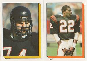 1986 Topps Stickers #10 / 160 Jim Covert / James Griffin Front