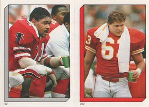 1986 Topps Stickers #52 / 202 Mike Pitts / Bill Maas Front