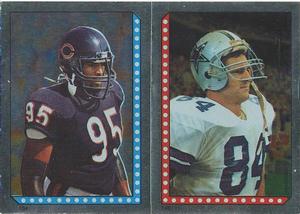1986 Topps Stickers #134 / 146 Richard Dent / Doug Cosbie Front