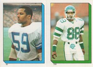 1986 Topps Stickers #83 / 233 Jimmy Williams / Al Toon Front
