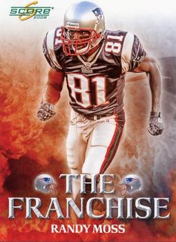 2008 Score - The Franchise #F-4 Randy Moss Front