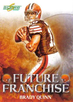 2008 Score - Future Franchise #FF-2 Brady Quinn Front