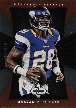 2013 Panini Limited #58 Adrian Peterson Front