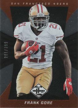 2013 Panini Limited #85 Frank Gore Front
