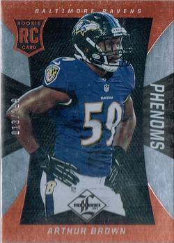2013 Panini Limited #156 Arthur Brown Front