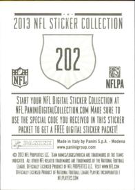 2013 Panini Stickers #202 Oakland Raiders Rusher Back