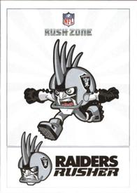 2013 Panini Stickers #202 Oakland Raiders Rusher Front