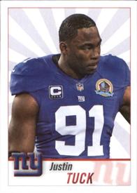 2013 Panini Stickers #255 Justin Tuck Front