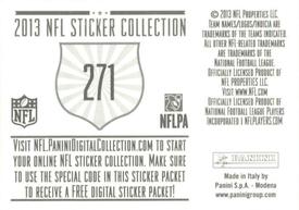 2013 Panini Stickers #271 Washington Redskins Logo Back