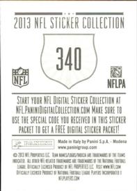 2013 Panini Stickers #340 Harrison Smith Back
