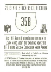 2013 Panini Stickers #358 Steve Smith Back