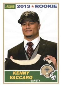 2013 Panini Stickers #382 Kenny Vaccaro Front