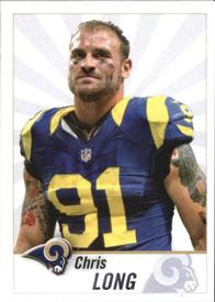 2013 Panini Stickers #420 Chris Long Front