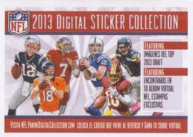 2013 Panini Stickers #NNO 2013 Digital Sticker Collection Front