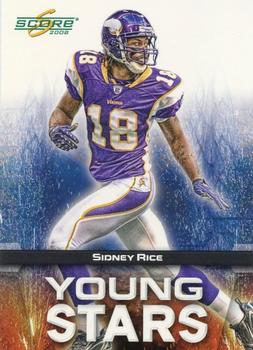 2008 Score - Young Stars #YS-23 Sidney Rice Front