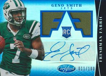 2013 Panini Certified - Mirror Blue #311 Geno Smith Front