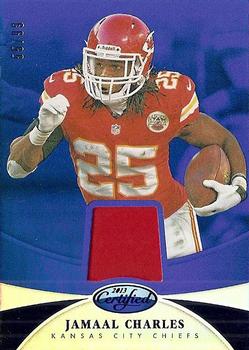 2013 Panini Certified - Mirror Blue Materials #38 Jamaal Charles Front